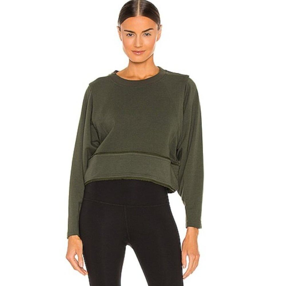 Free People Movement Where The Wind Blows Sweatshirt Green